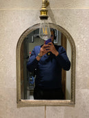 Moroccan Silver Arch Mirror