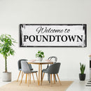 Funny Wedding Gift Welcome To Poundtown Canvas Print, Funny Bedroom Sign, Above The Bed Sign, Crude Humor, Poundtown, Inappropriate Sign
