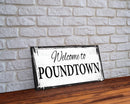 Funny Wedding Gift Welcome To Poundtown Canvas Print, Funny Bedroom Sign, Above The Bed Sign, Crude Humor, Poundtown, Inappropriate Sign