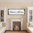 Custom Canvas Sign for Kitchen, Nana's Kitchen Canvas Sign, Personalized Kitchen Signs, Nana Mothers Day Gift, Custom Kitchen Sign Wall Deco