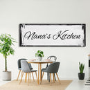 Custom Canvas Sign for Kitchen, Nana's Kitchen Canvas Sign, Personalized Kitchen Signs, Nana Mothers Day Gift, Custom Kitchen Sign Wall Deco