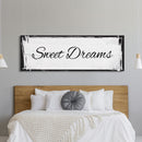 Master bedroom sign for over bed-master bedroom wall decor-wall art bedroom wall sign-sweet dreams canvas print sign, anniversary gift