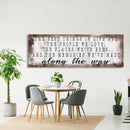 inspirational signs, the best things in life canvas sign, home decor sign, wood sign wall decor, motivational signs, the memories we've made