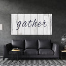 Gather Canvas Sign Gather Sign Large Gather Wood Sign Gather Sign Canvas Wood Dining Room Signs Dining Room Wall Decor Thanksgiving Signs