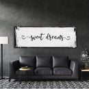 sweet dreams sign, bedroom wall decor, canvas print,  master bedroom decor, canvas framed sign, bedroom wall art, master bedroom sign
