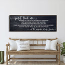 Song wall decor, spirit lead me canvas print, inspirational wall decor, worship song sign, worship song decor, Christian decor, Hillsong