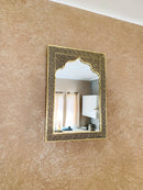 Moroccan Gold Brass Wall Mirror