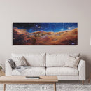 NASA James Webb Space Telescope Carina Nebula High Resolution Space Cosmic Cliffs Star Birth Canvas Nasa Space Prints Art Galaxy Landscape