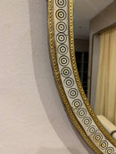 Handmade Bone Inlay Mirror