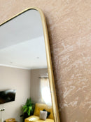 Gold Wall Brass Mirror - Triangle Mirror