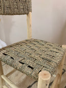 Black Wooden Dining Chairs - Handmade Moroccan Style