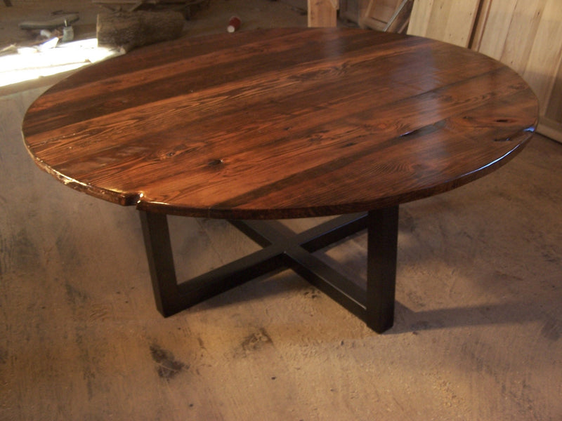 Round Coffee Table Wood, Rustic Round Table, Extra Large Table, Solid Wood Table, Reclaimed Wood Coffee Table, Large Round Coffee Table