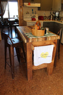 Kitchen Island, Butcher Block Island, Butcher Block Kitchen Table, Wood Cutting Island, Reclaimed Wood Kitchen Island, Rustic Island Table