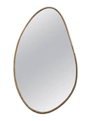 Asymmetrical Brass Mirror - Irregular Brass Frame Mirror