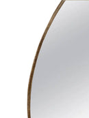 Antique Brass Asymmetrical Mirror - Aesthetic Luxe Wall Mirror