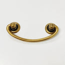 Brass Ring Pulls "Oval" Bail Drawer Pulls
