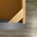 60 Inch Grey Shaker Double Sink Bathroom Vanity with Drawers