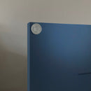 30 Inch Navy Blue Shaker Single Sink Bathroom Vanity with Drawers on the Left