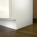 60 Inch Antique White Shaker Single Sink Bathroom Vanity with Drawers