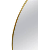 Asymmetrical Brass Mirror - Irregular Brass Frame Mirror