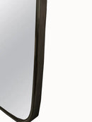 Italian Brass Curved Mirror