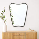 Italian Brass Curved Mirror