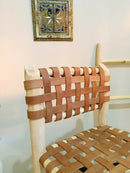 Leather Bar Stools - Counter Height Wooden Breakfast