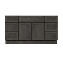 48 Inch Gray Stained Shaker Single Sink Bathroom Vanity With Drawers