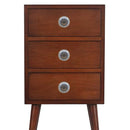 Mascot Hardware Ceramic Round 1-7/9 in. Black & Gold Drawer Cabinet Knob