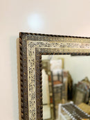 Moroccan Vintage Hand-Engraved Wall Mirror 39 in