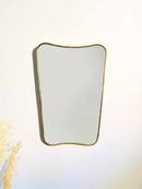 Italian Antique Brass Mirror - Butterfly Wall Mirror
