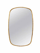 Black Framed Mirror - Rectangular Brass Wall Mirror