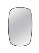 Silver Framed Mirrors - Rectangular Brass Wall Mirror