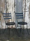 Wrought Iron Patio Chairs, Outdoor Dining Chairs, Set Of 2 Wrought Iron Chairs, Outdoor Patio, Garden Furniture, Vintage Outdoor Chairs