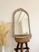 Vintage Mirror - White Bone Inlay Mirror