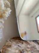 Silver Framed mirrors - Italian Wavy Brass Mirror