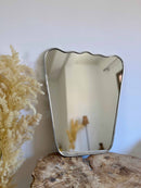 Silver Framed mirrors - Italian Wavy Brass Mirror