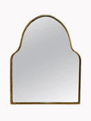 Arch Nickel Brass Frame Mirror