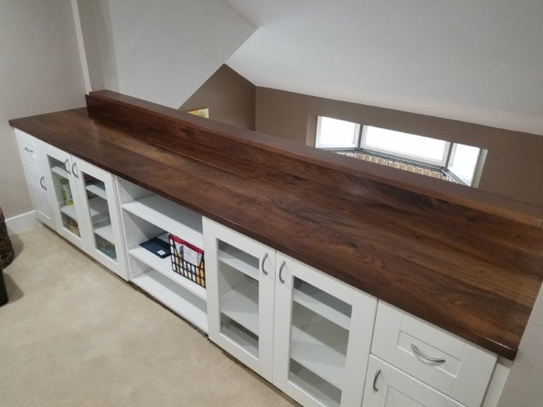 Walnut Butcher Block Countertop - Custom Butcher Block Island - Wooden Countertop For Kitchen Island