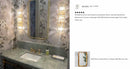 Gold Brass Wall Mirror