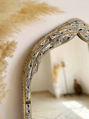 Vintage Mirror - White Bone Inlay Mirror