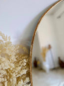 Antique Brass Asymmetrical Mirror - Irregular Brass Wall Mirror