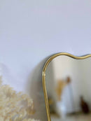 Silver Framed mirrors - Italian Wavy Brass Mirror