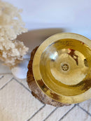 Round Brass Basin Sink - Hammered Gold Sink
