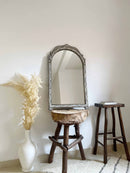 Vintage Arch Mirror - Handmade Berber Bone Inlay Mirror