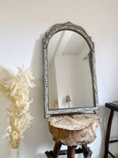Vintage Arch Mirror - Handmade Berber Bone Inlay Mirror