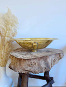 Brass Sink - Moroccan Oval Drop-In Engraved Sink