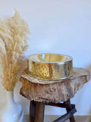 Brass Engraved Sink - Brass Basin Sink