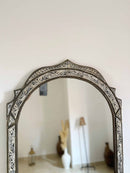 Vintage Arch Mirror - Handmade Berber Bone Inlay Mirror