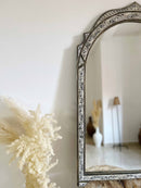 Vintage Arch Mirror - Handmade Berber Bone Inlay Mirror